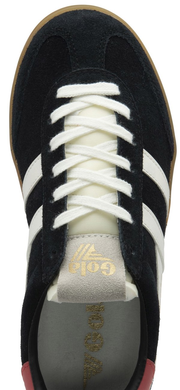 Gola Cyclone Suede Women's Black/Off White/Coral Trainers