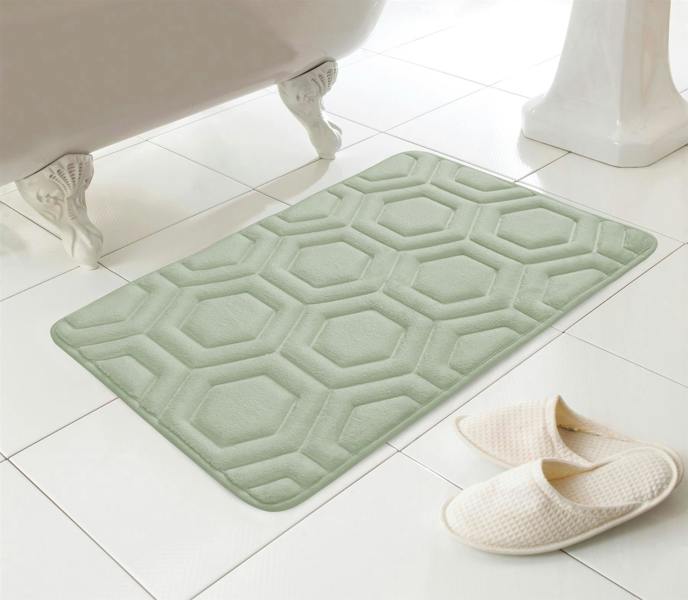 Geo Design Memory Foam Bath Mat
