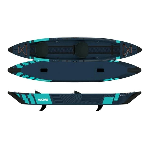 Wave Navigator | Inflatable Kayak | Drop-Stitch | 1-2/2-3 Seater