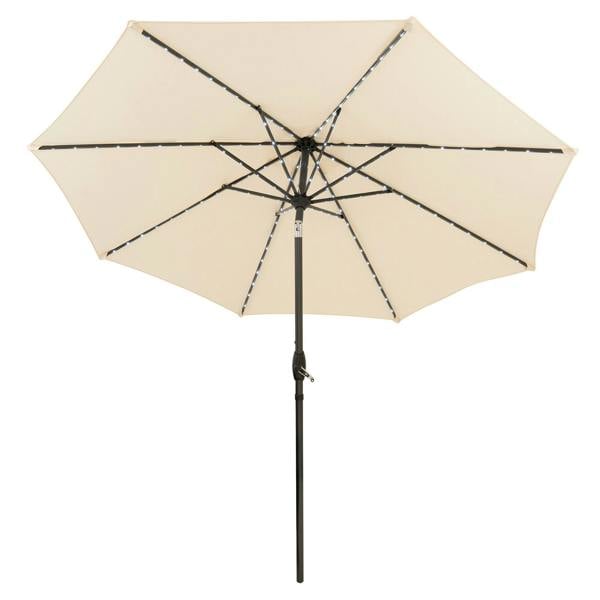 Jardi LED Tilt Parasol 2.7m – Cream