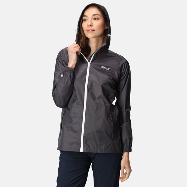 Regatta Women's Pack It III Waterproof Jacket - Seal Grey