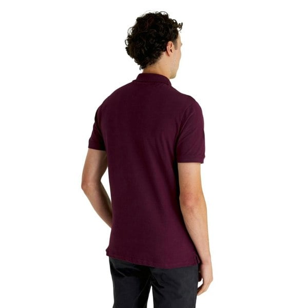 Lyle & Scott Branded Chest Logo Polo Shirt - Burgundy