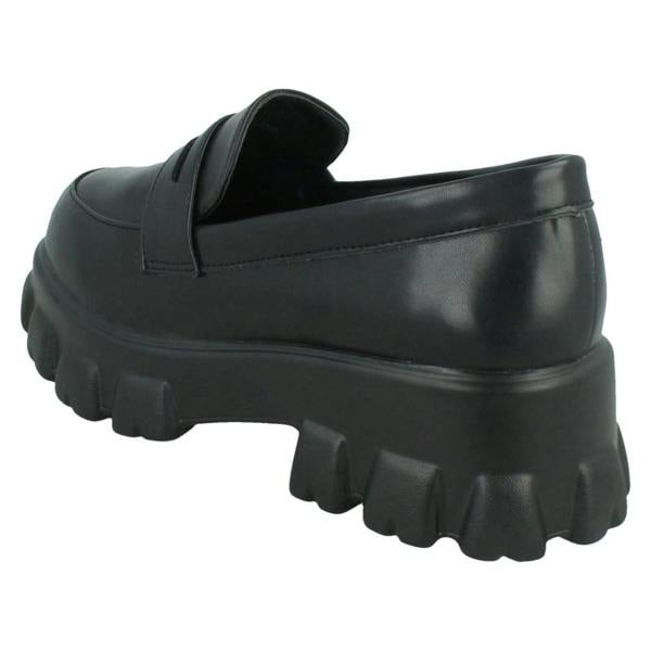 Spot On Ladies Spot On Wide Fitting Loafers F90101