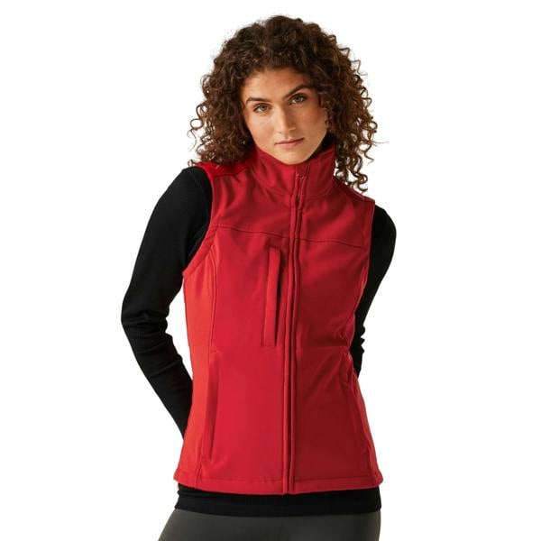 Regatta Womens/Ladies Flux Softshell Gilet - Classic Red - 