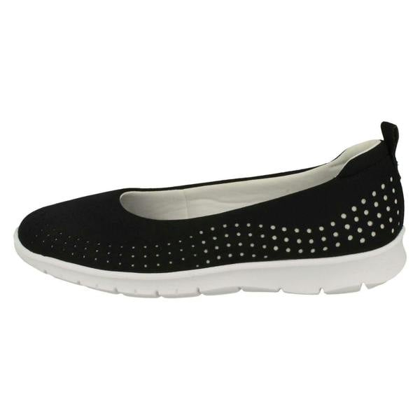 Clarks Ladies Cloud Steppers By Clarks Flat Shoes Step Allena Sea
