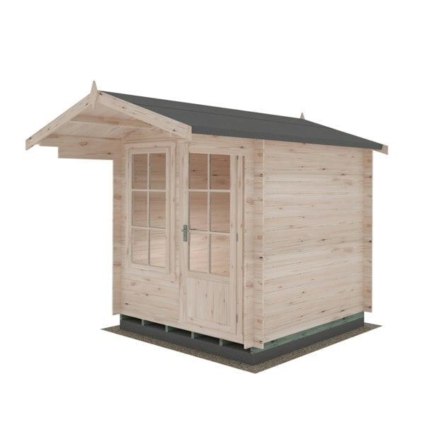 Shire Crinan 7x7 Log Cabin 19mm interlock  Cladding - Best Shed