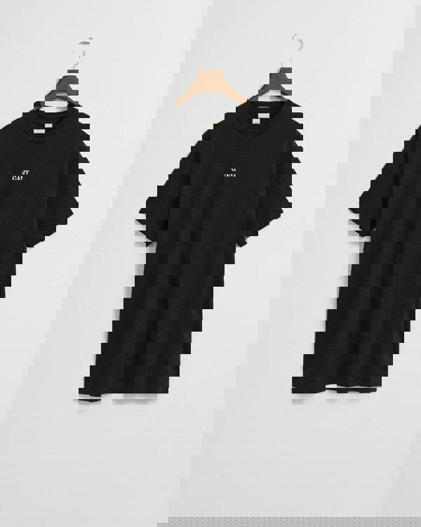 GANT Small Graphic Short Sleeve Mens T-Shirt - 5 Black