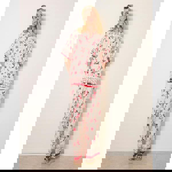 Blue Vanilla Co-Ord Set With Marine-Inspired Print