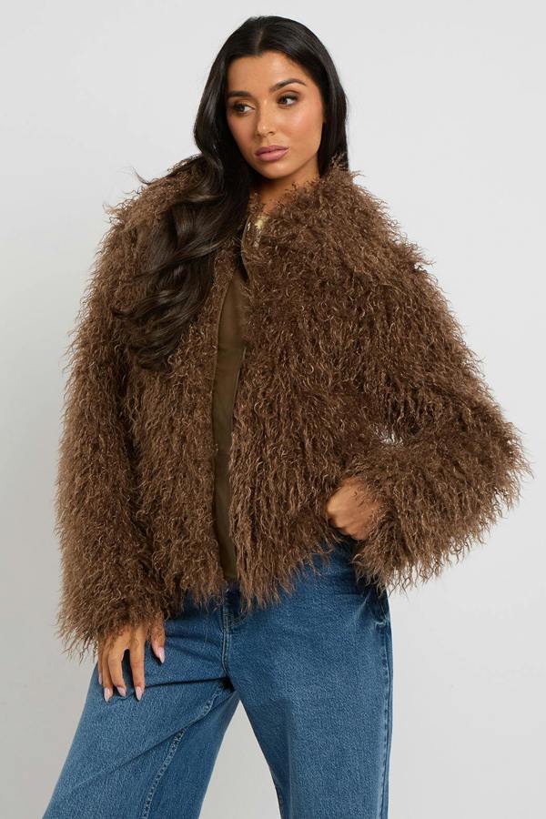 Urban Bliss Mongolian Faux Fur Jacket