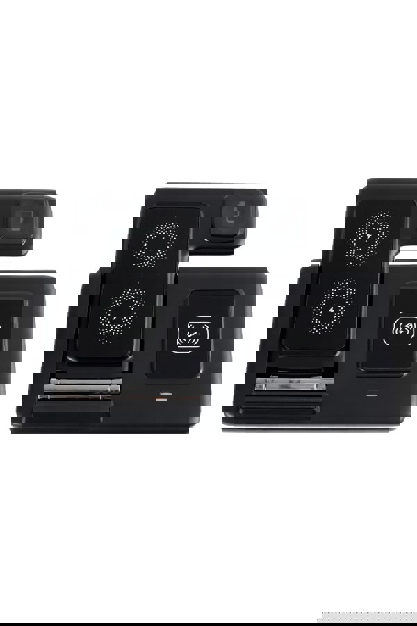 Living and Home 15W 3-in-1 Fast Wireless Charging Station for Apple Devices