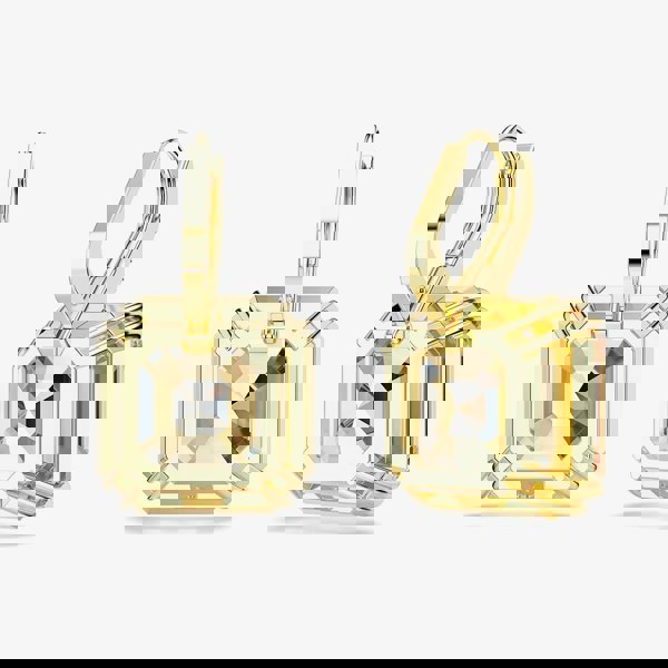 Swarovski Millenia Gold Tone Plated Caramel Crystal Drop Earrings 5725744