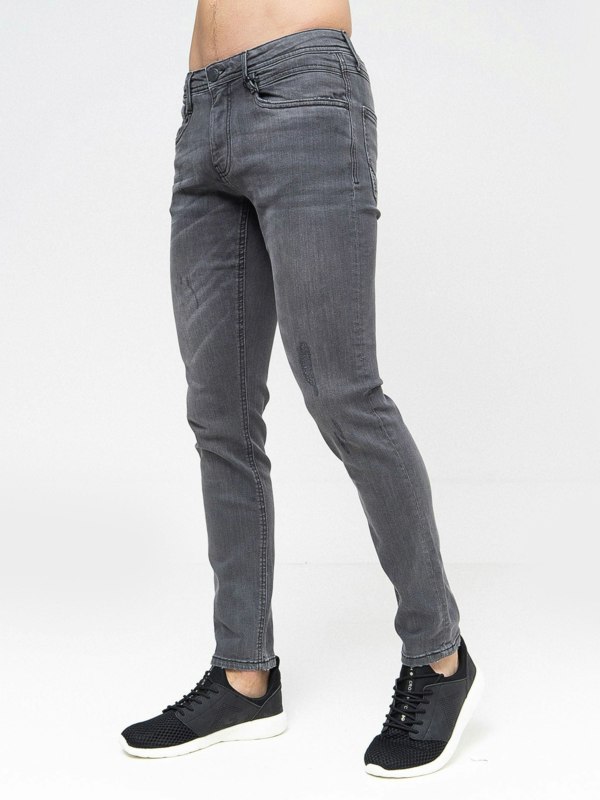 Duck and Cover Tranfold Slim Fit Jeans Twin Pack Grey/Stone Wash