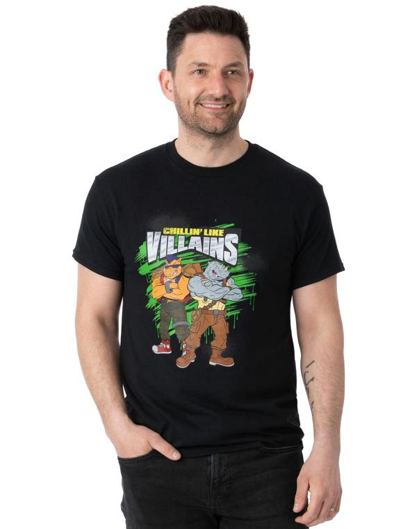 Teenage Mutant Ninja Turtles Mens Black Short Sleeved T-Shirt