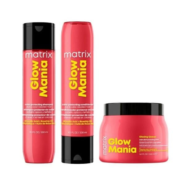 Matrix Glow Mania Shampoo Conditioner Mask