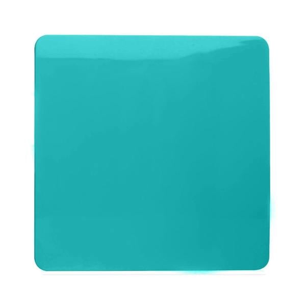 Trendi Switch Single Blanking Plate in Bright Teal