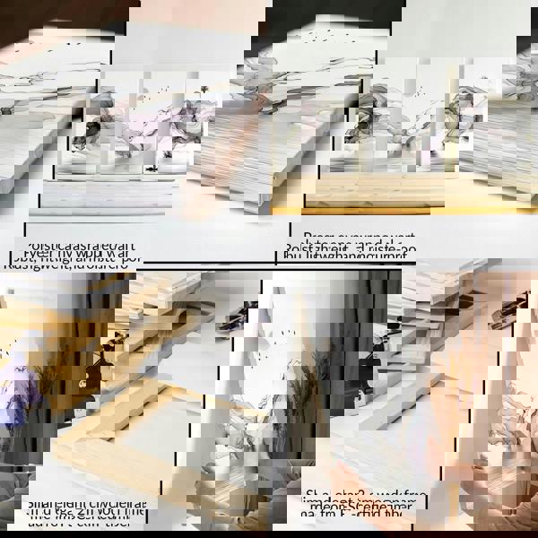 Framed Pictures For Living Room | Set of 3 wall art prints