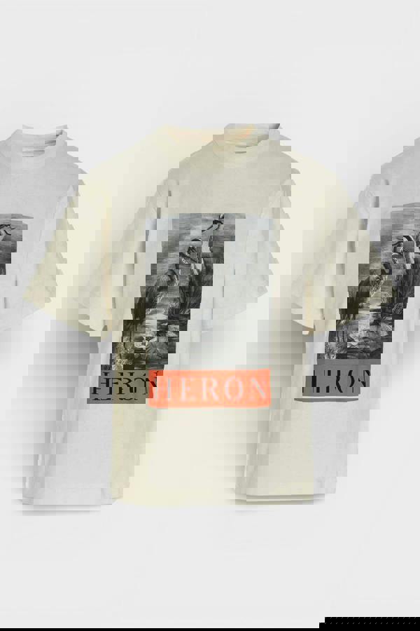 Heron Preston Logo T-shirt White Black