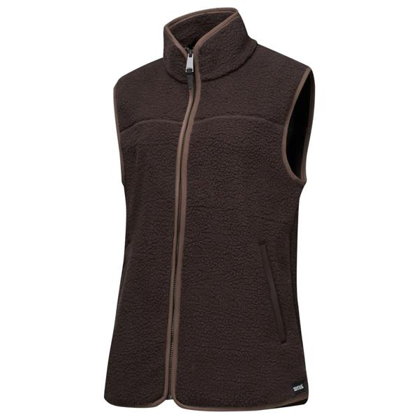 Regatta Womens/Ladies Frankie Borg Body Warmer - Dark Chocolate - 