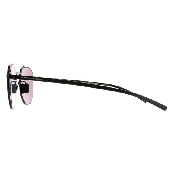 Porsche Design Sunglasses P8695 A Black Blue Black Ar Light Blue
