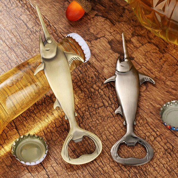 Swordfish Bottle Opener – Metal Beer Opener for Home Bars