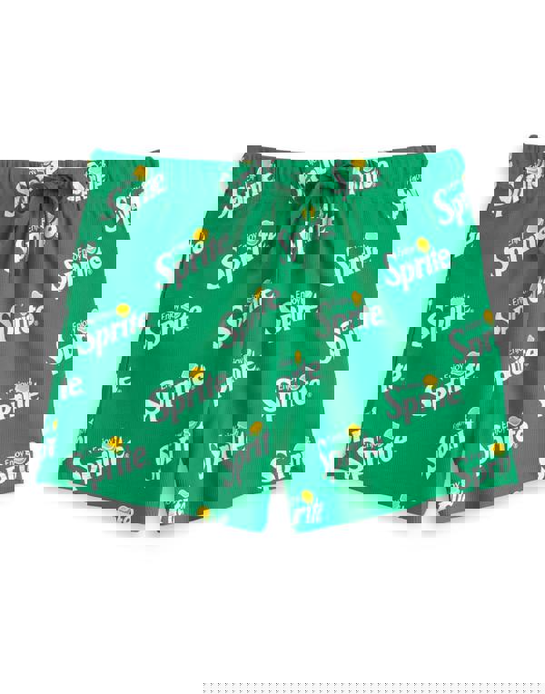 Coca Cola Womens Green Enjoy Sprite Vest and Shorts Pyjama Set