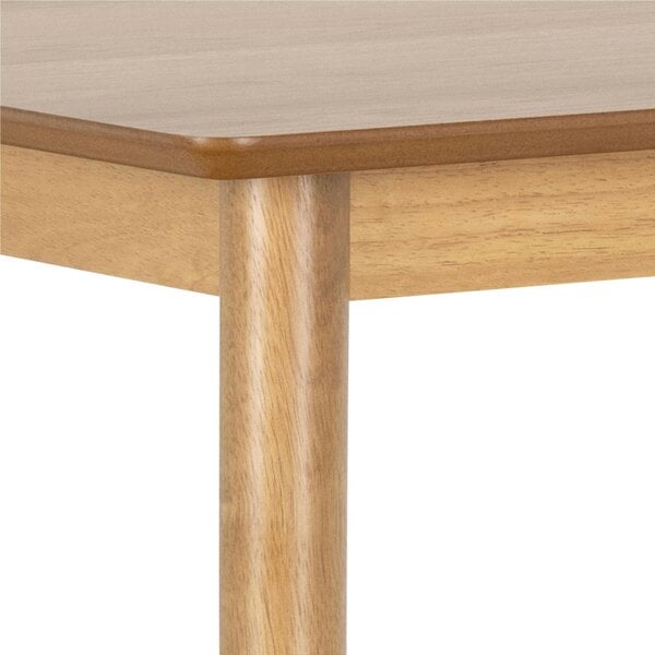 Wyld Haus Brno Kitchen Dining Set Natural Oak Effect Bar Table + 2 Bar Stools
