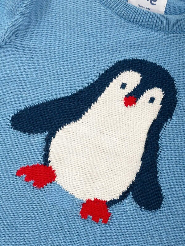 Kite Baby Organic Penguin Parade Knit Romper