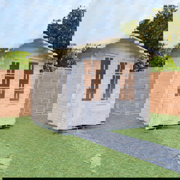 Shire 10x8 bucknells log cabin 28mm Cladding