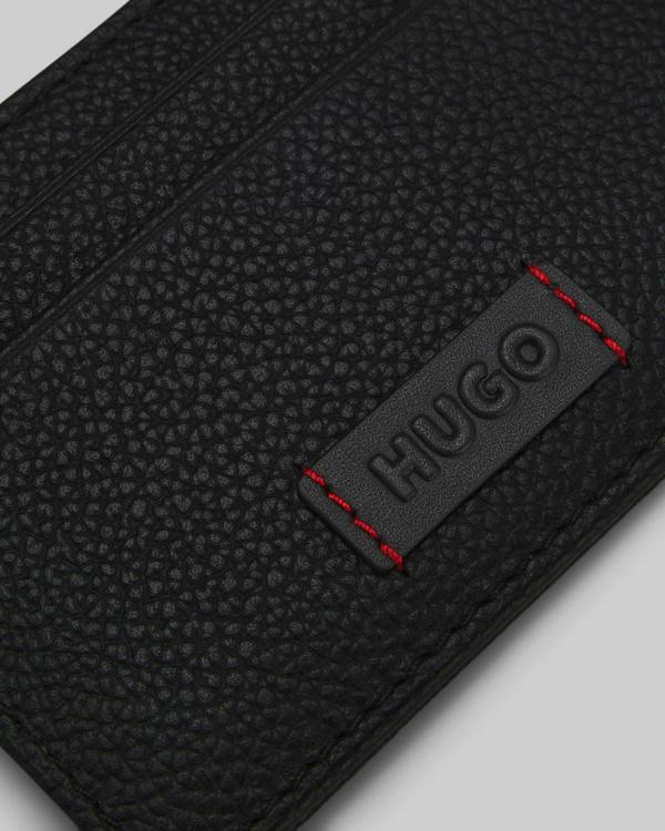 HUGO Ethon HI EVO Mens Card Case - Black 001 | CHO | Designer Accessories,Mens Accessories,Wallets & Purses