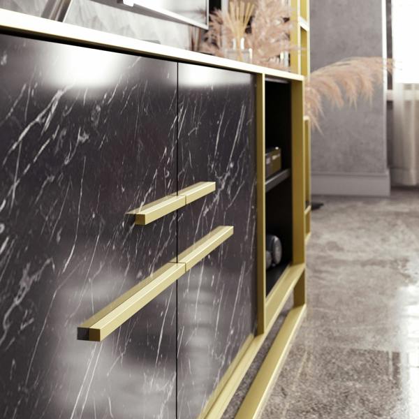 Decorotika Polka  Modern Tv Stand TV Cabinet for TV's up to 70"