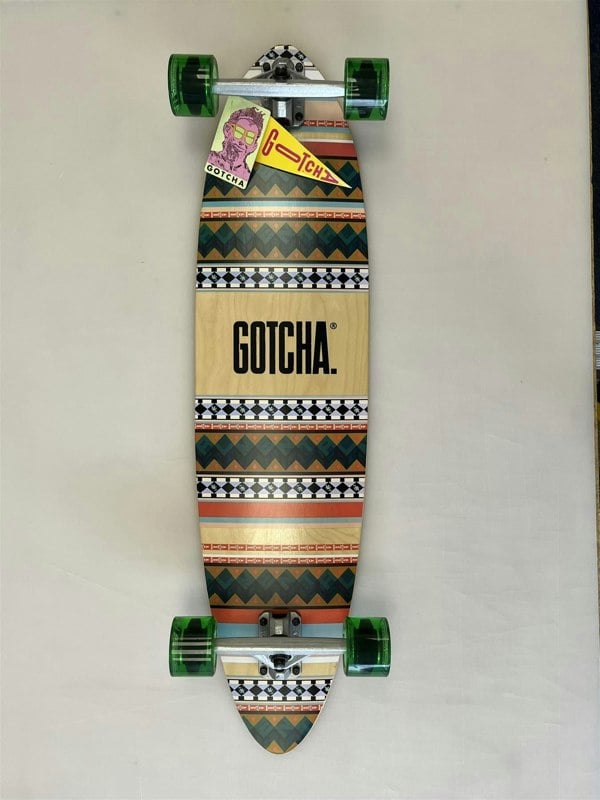 Gotcha Skateboard Gotcha Native Pintail Longboard Skateboard 36 Inch