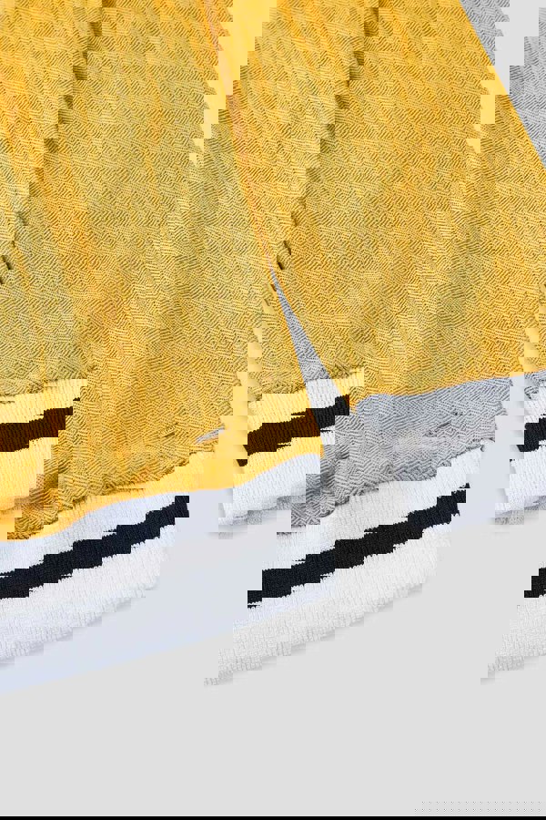 ENORSIA Womens V-Neck Herringbone effect sweatshirts