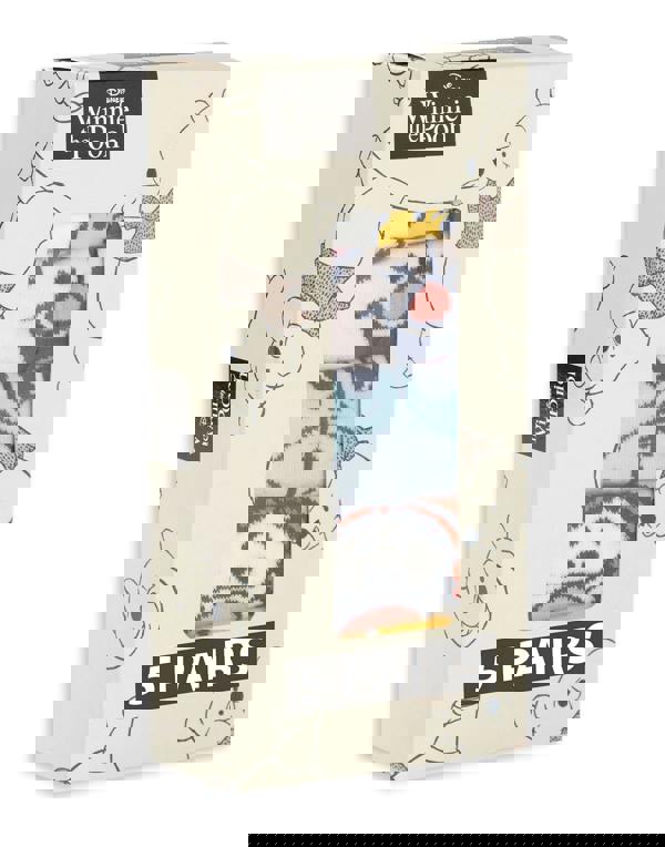 Disney Winnie The Pooh Womens Multicoloured Multi Character Calf Socks Set of 5