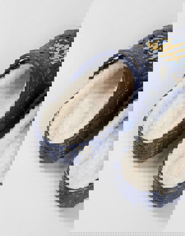 Harry Potter Womens Blue Logo Fur Lined Clogs