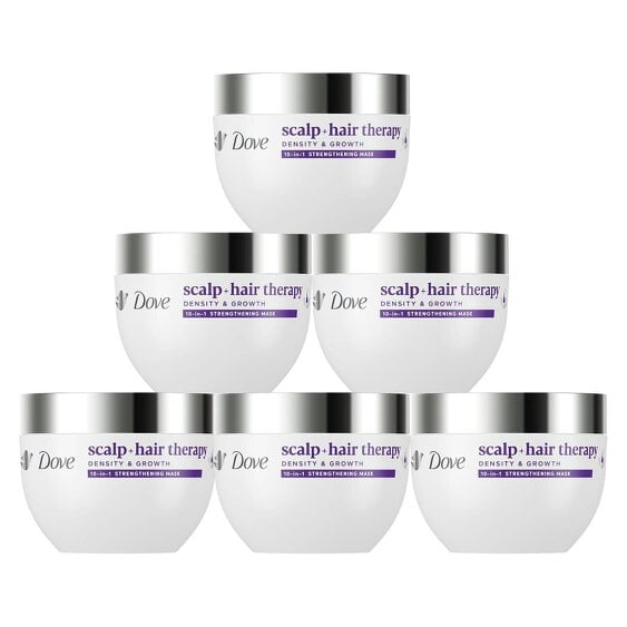 Dove Scalp + Hair Therapy Hair Mask - Density & Growth 10-in-1 Mask 6x270 ml