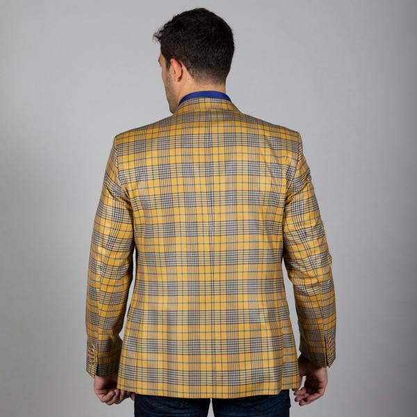 CLAUDIO LUGLI CHECK JACKET CLJ1910 – Premium Men's Patterned Shirt by Claudio Lugli | Bold Design, Tailored Fit, Best Printed Shirts