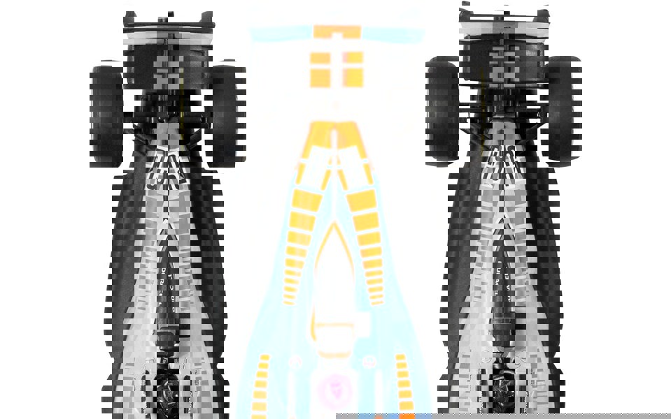 Scalextric Williams FW45 Alex Albon Gulf Edition Single Seater 1:32 Scalextric C4559