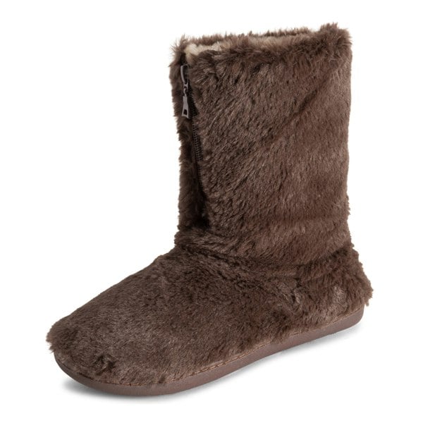VIVA Polar Women's Memory Foam Zipper Faux Fur Cosy Boots