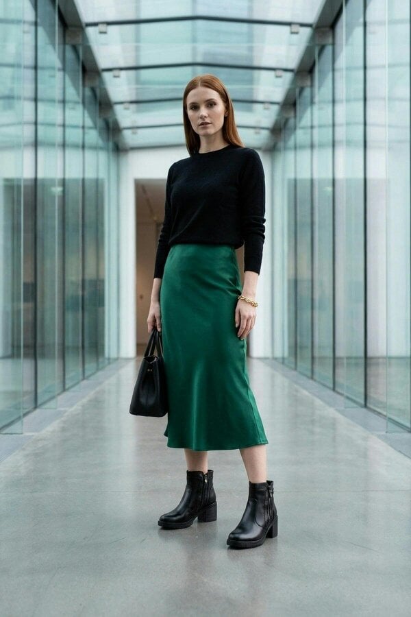 ikrush Cressida Chunky Heel Ankle Boots