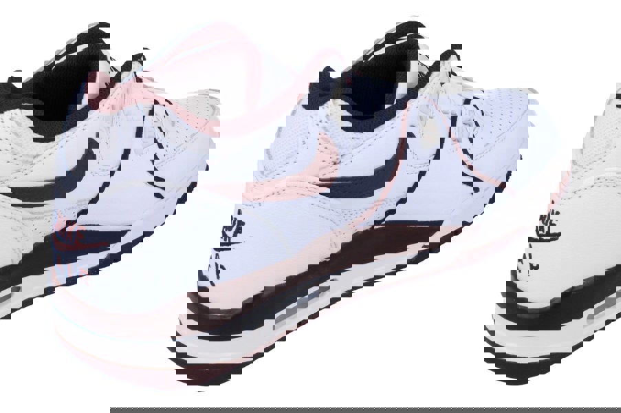 Nike Air Flight 89 Low Mens Trainers Fq8256  100 - White Burgundy Crush Phantom 100 - Photo 2