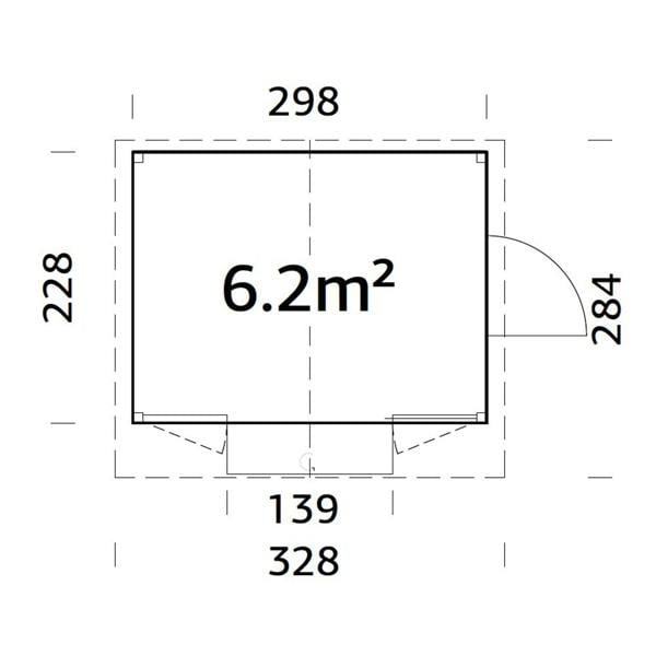 Palmako Marian 6.2m² Folding Market Stall