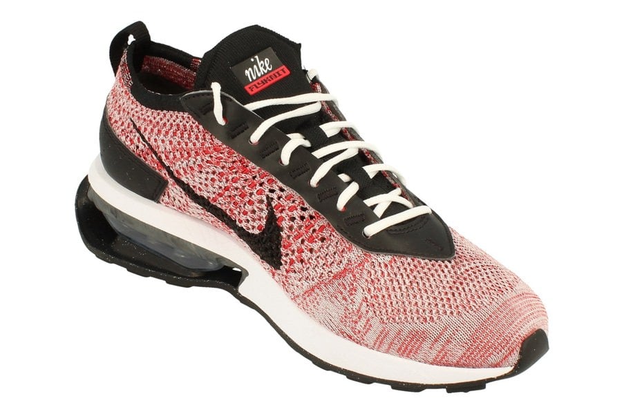 Nike Air Max Flyknit Racer Mens Fd2764  600 - University Red Black Wolf Grey 600 - Photo 3