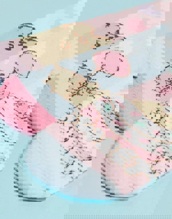 Pusheen Girls Multicoloured Sweet Pizza Party Calf Socks Set of 5