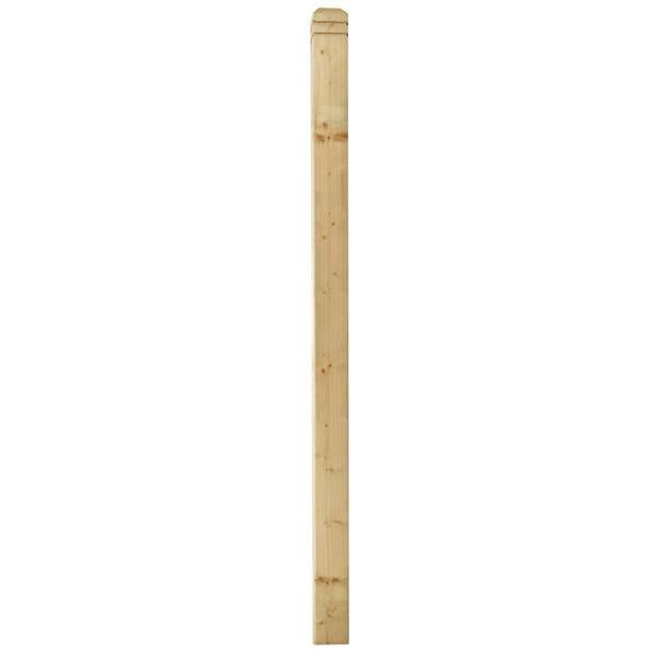 Snowdon Timber Treated Chamfered Decking Newel Post (W) 82mm (H) 1.25m