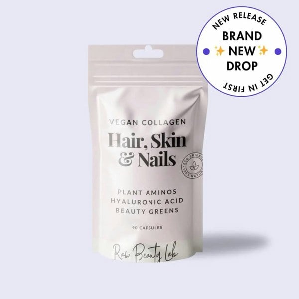 Vegan Collagen Capsules – Supports Hair, Skin & Nails Naturally