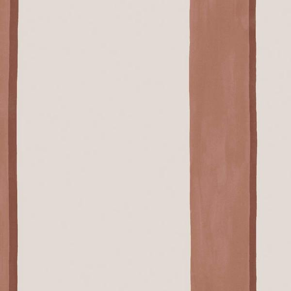 Next Rust Painted Stripe Wallpaper