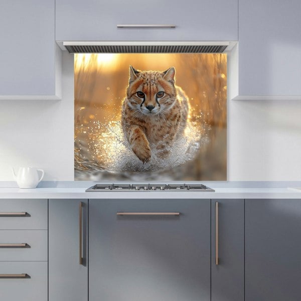 Warren Reed Wild Cat Kitchen Splashback - 00028