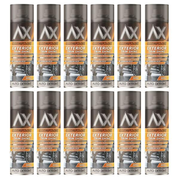 Auto Extreme 12X - Bring it Black Exterior Trim Shine Spray 500ml