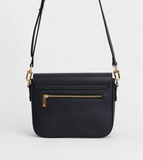 Votch Margot Vegan Bio-Based Bamboo Leather Crossbody - Black