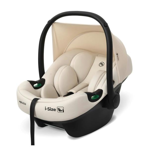 My Babiie MBCS02LT i-Size Infant Carrier Car Seat and ISOFIX Base - Ivory